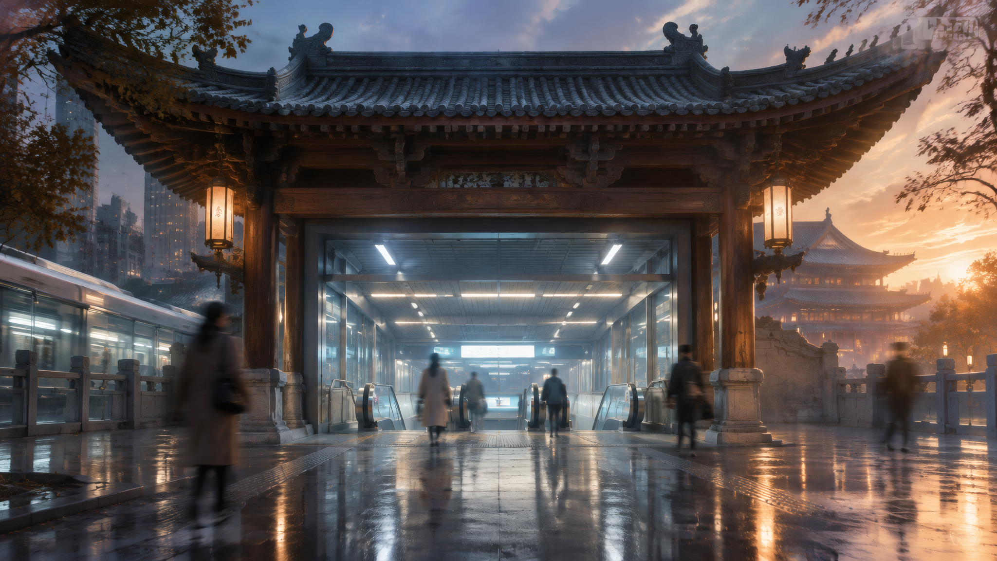 014-地铁古门